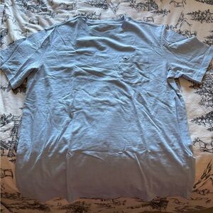 Vineyard Vines Pocket Cotton Tee Light Blue